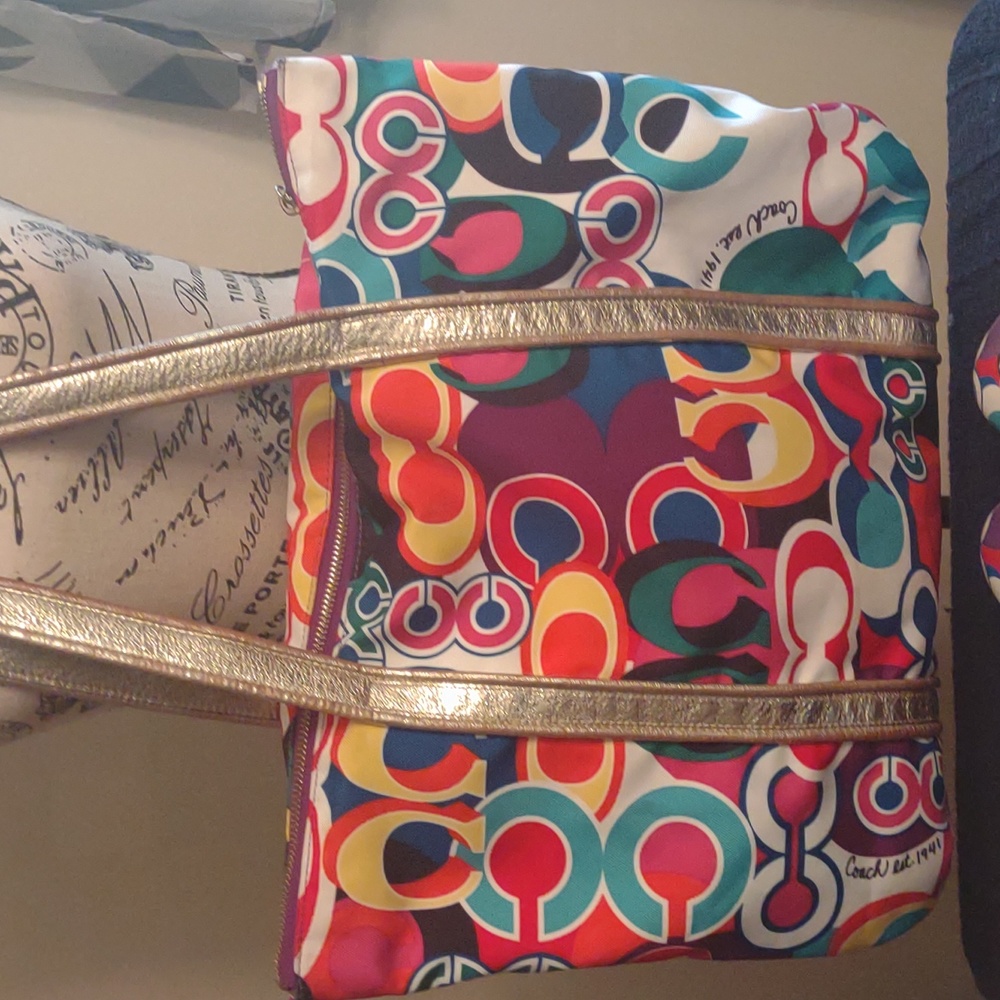 Coach Poppy Bag/ Coach Jessi Clogs Bundle - Picture 8 of 13